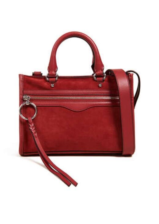 Rebecca Minkoff Handbags - Rebecca Minkoff Purse Micro Bedford Crossbody Zip Satchel Scarlet Red Bag Tote